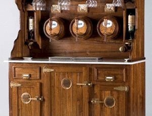 Буфет из массива древесины, Maggi Massimo (мебель в стиле кантри, деревенский стиль)