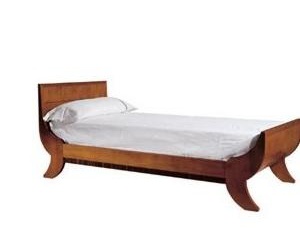 Кровать односпальная с фигурными изголовьем и изножьем Biedermeier, Morelato