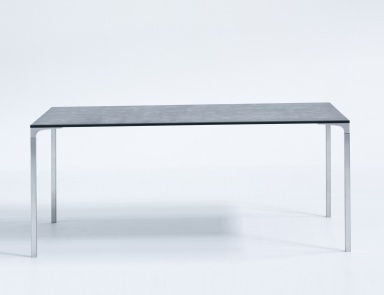 Стол обеденный со стеклянной столешницей Black Stone, Moroso