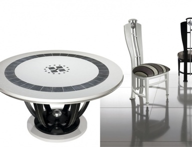 Стол обеденный круглый TA38, Carpanelli