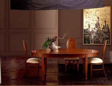 Стол обеденный раздвижной из массива дерева T652, Carpanelli