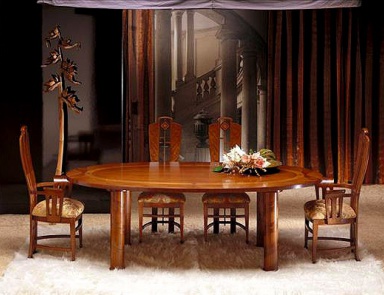 Стол обеденный из массива древесины TA28, Carpanelli