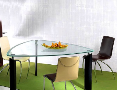 Стол обеденный со стеклянной столешницей Just, Cattelan Italia