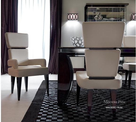 Стул с подлокотниками Evolution Leather, Turri