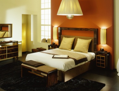 Кровать из эбенового дерева G1324, Annibale Colombo