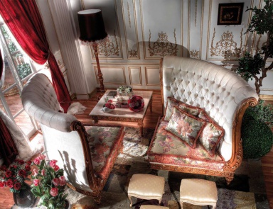 Кресло, Asnaghi Interiors (мягкая мебель барокко, рококо)