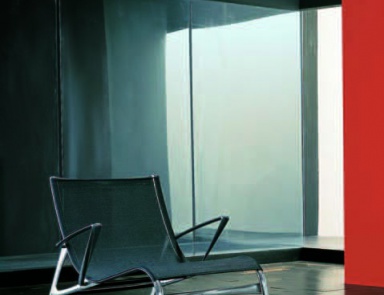 Кресло на каркасе из хромированной стали, Prealpi