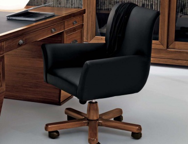 Кресло в кожаной обивке, Bruno Piombini