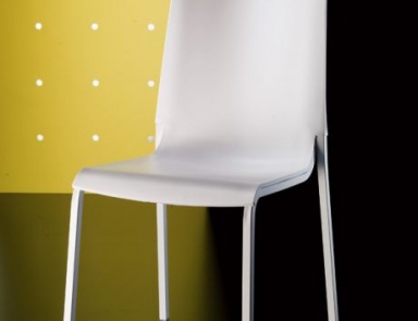 Штабелируемый стул на стальном основании Eva, Bontempi Casa