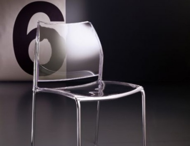 Штабелируемый стул на стальном основании Link, Bontempi Casa