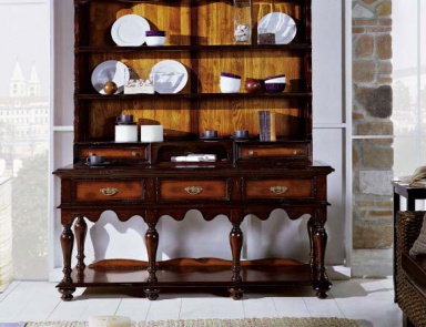 Буфет с открытыми и закрытыми полками, Decora