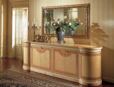 Комод с круглыми тумбами, OAK