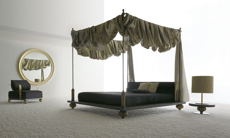 Кровать с мягким изголовьем Marrakech от итальянского производителя Ego