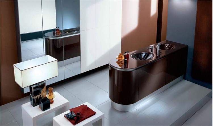 Комплект для ванной комнаты fashion F1 от итальянского производителя Pedini