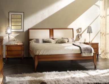 Кровать с кожаными спинками, Arte Brotto