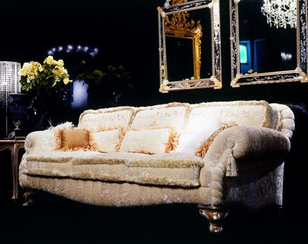 Трехместный диван с подлокотниками-валиками, Asia – Zanaboni