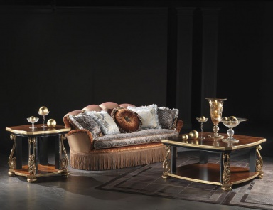 Двухместный диван со скрытым каркасом, Cappelletti