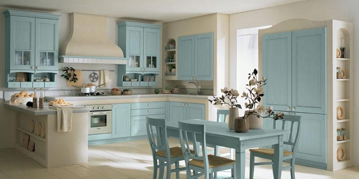 Кухня (гарнитур для кухни) Village BLUE