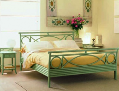 Кровать двуспальная из массива древесины, Roberti Rattan