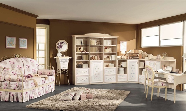 Светлая мебель для детских комнат