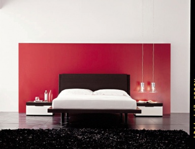 Двуспальная кровать на высоких ножках, Santarossa