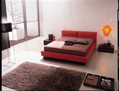 Двуспальная кровать с невысоким изголовьем, Santarossa