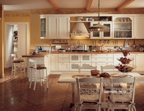 Гарнитур для кухни из массива дерева, Berloni