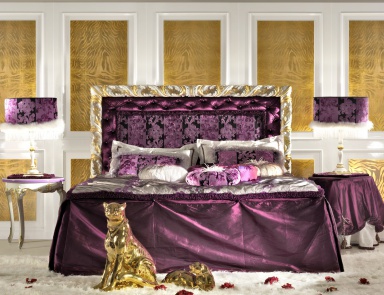 Двуспальная кровать с высоким изголовьем, Antico Borgo