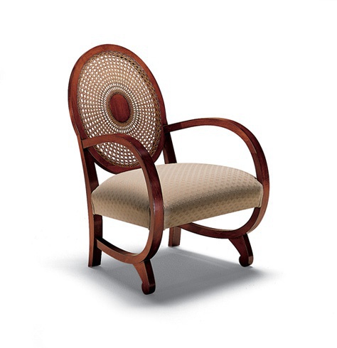 Кресло обитое тканью или кожей 800, Medea