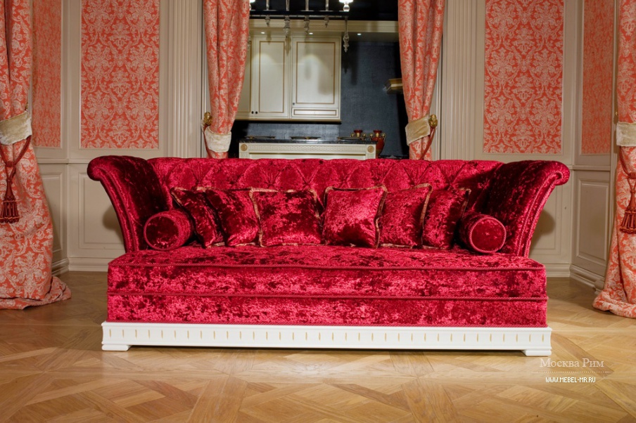 Трехместный диван с высокой спинкой, Moletta & Co