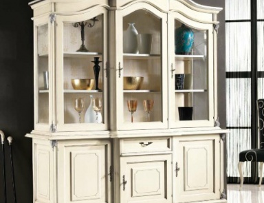 Деревянный буфет на фигурных ножках, Stile Elisa