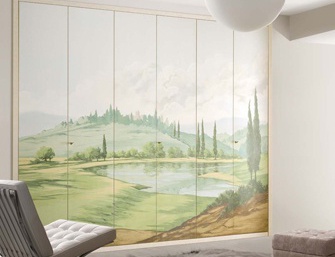 Платяной шкаф с распашными дверцами, Benedetti