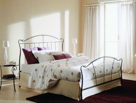 Кровать с высоким изголовьем и изножьем Oriente, Bontempi Casa