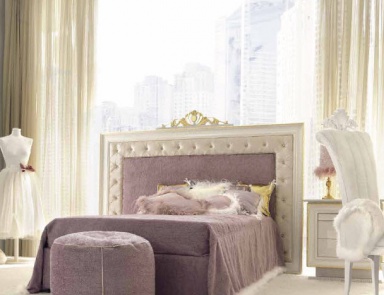 Двуспальная кровать с высоким изголовьем, AltaModa