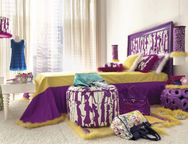 Двуспальная кровать с высоким изголовьем, AltaModa