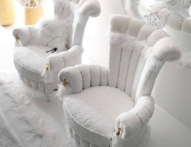 Кресло с высокой спинкой, Tiffany armchair - AltaModa (гламурная мягкая мебель)