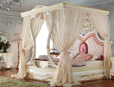 Двуспальная кровать с балдахином, Antonelli Moravio