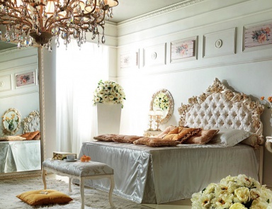 Двуспальная кровать с мягким изголовьем, Antonelli Moravio