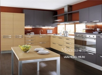 Кухня (гарнитур для кухни) из дерева и металла Extra Line, Veneta Cucine