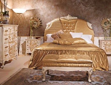 Кровать, Minotti Luigi & Benigno (мягкая мебель барокко, рококо)