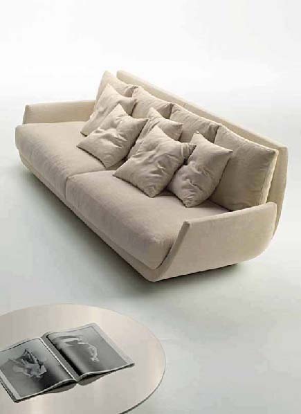 Двухместный диван со скрытым каркасом, Desiree