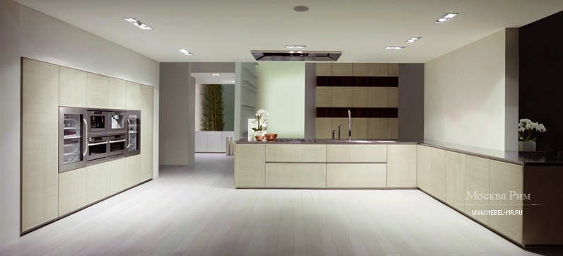 Гарнитур для кухни с отделкой серебряными полосками, MK Cucine