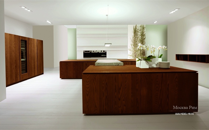 Гарнитур для кухни с фасадами из ясеня, MK Cucine