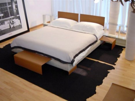 Кровать на деревянном каркасе Long Island, Flexform