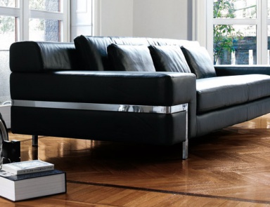 Двухместный диван на металлических ножках, Contempo