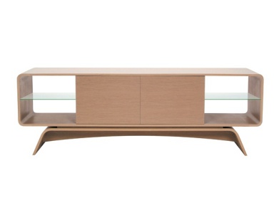 Комод со стеклянной полкой, Origami - Roche Bobois