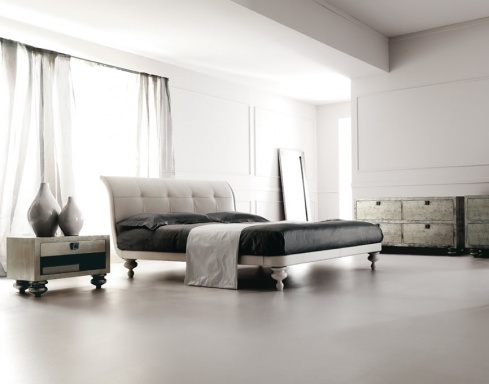 Кровать с мягким изголовьем Letto Keope II