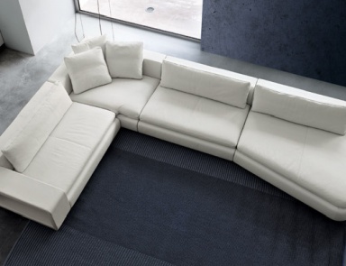 Угловой диван со скрытым каркасом, Contempo