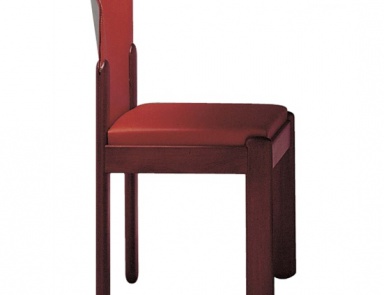 Стул на каркасе из дерева обитый кожей Dining furniture 621, Bernini