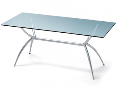 Обеденный стол на металлических ножках, Calligaris